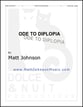 Ode to Diplopia piano sheet music cover